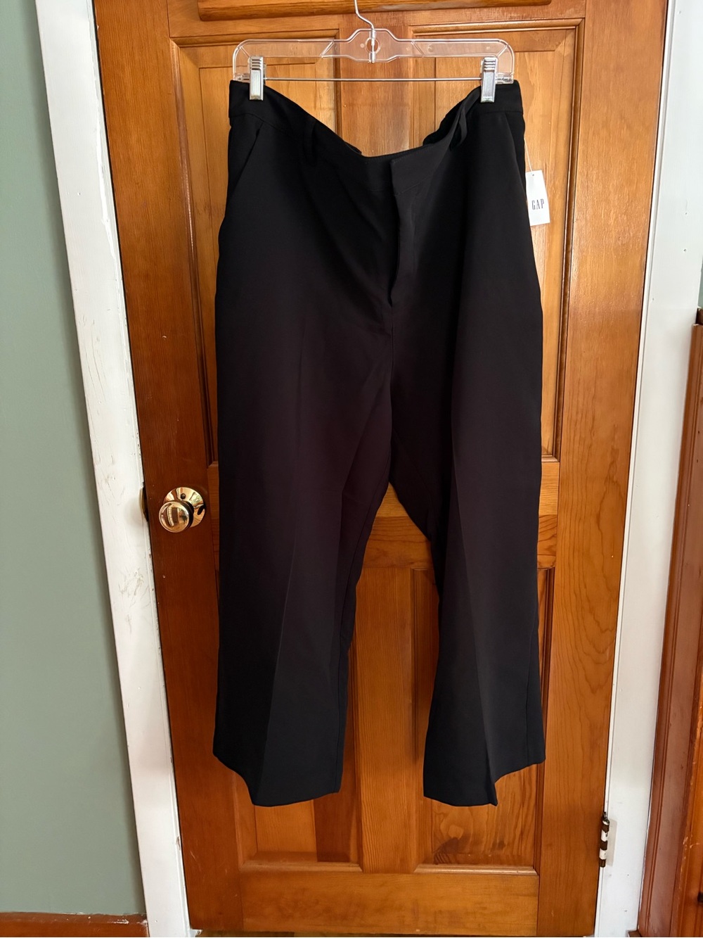 GAP Black Wide-Leg Pants